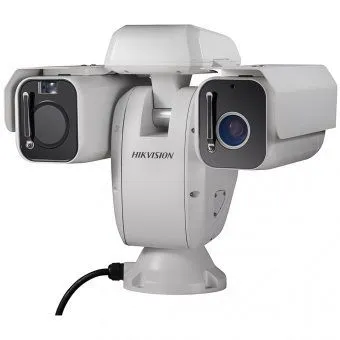 картинка Комбинированная IP тепловизионная поворотная платформа Hikvision DS-2TD6166-75B2L с модулем видимого диапазона от магазина Охранных систем и видеонаблюдения