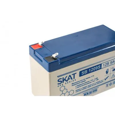 картинка Аккумулятор свинцово-кислотный SKAT SB 1209S от магазина Охранных систем и видеонаблюдения