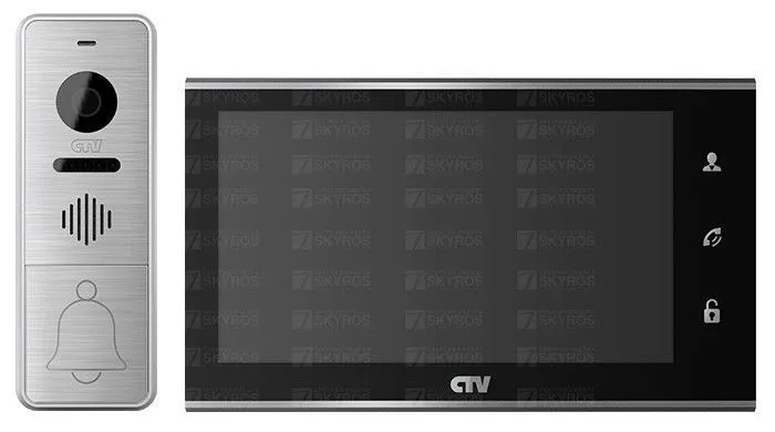 картинка CTV-DP4705AHD B Комплект цветного видеодомофона  формата AHD от магазина Охранных систем и видеонаблюдения