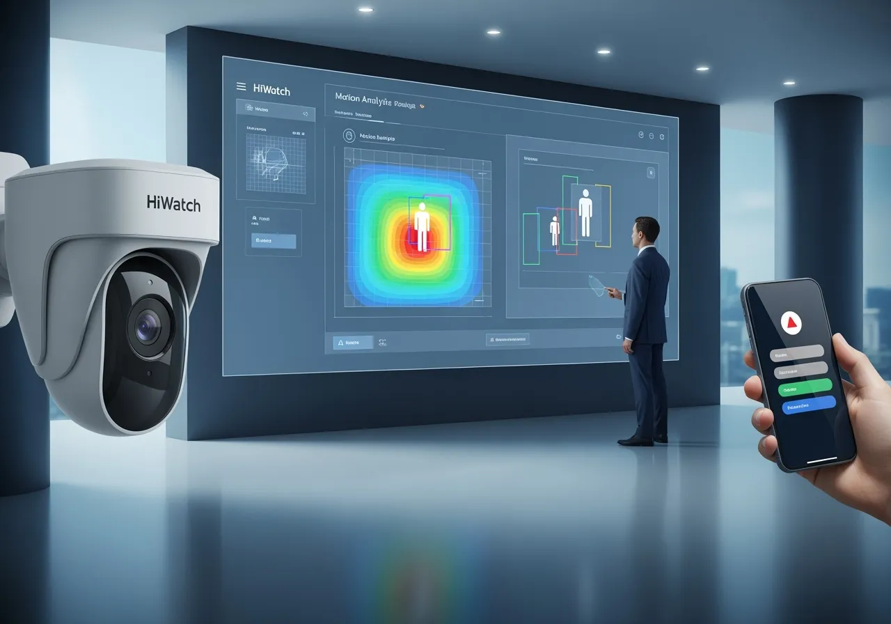 Обзор умных функций HiWatch: анализ движения, детектирование людей и тревоги
