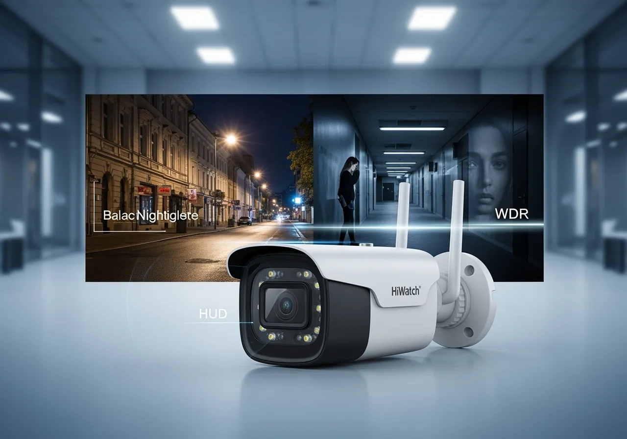 Как выбрать IP-камеру HiWatch с лучшим ночным видением и WDR