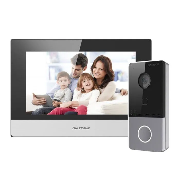 Видеодомофон Hikvision DS-KIS603-P (C): Безопасность и комфорт в жилых и коммерческих помещениях