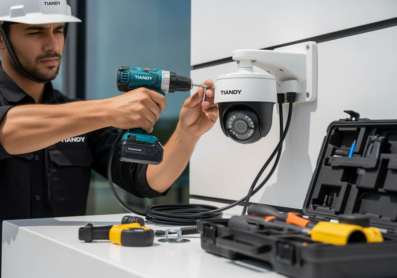 Установка антивандальных камер Tiandy: монтаж и советы