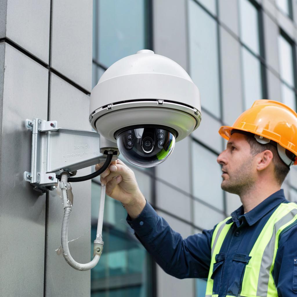 Установка камер на фасаде здания: герметичность, кронштейны, тепло