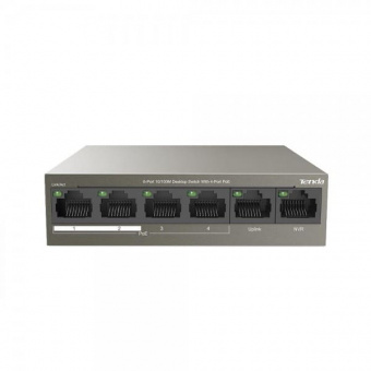 картинка PoE-коммутатор Tenda TEF1106P-4-63W от магазина Охранных систем и видеонаблюдения