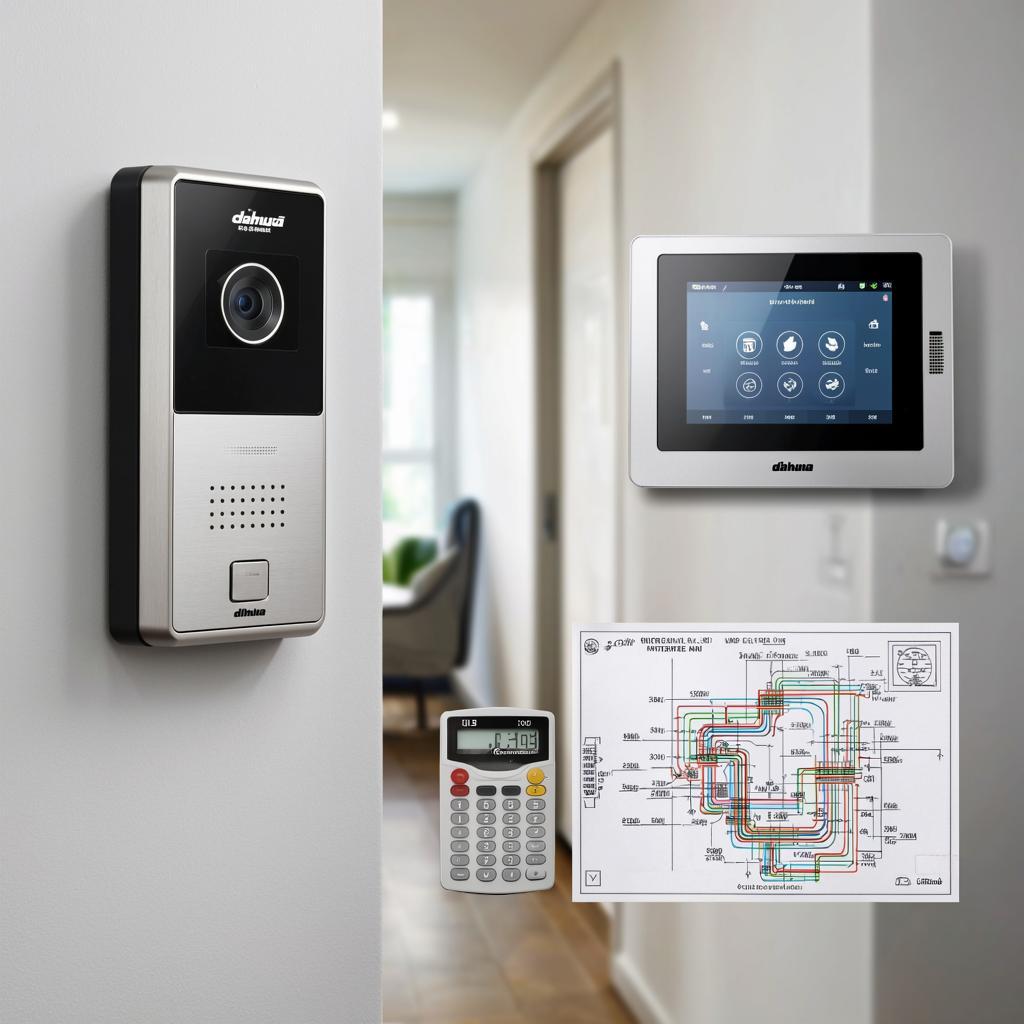 Стоимость установки видеодомофона Dahua: калькулятор для частного дома