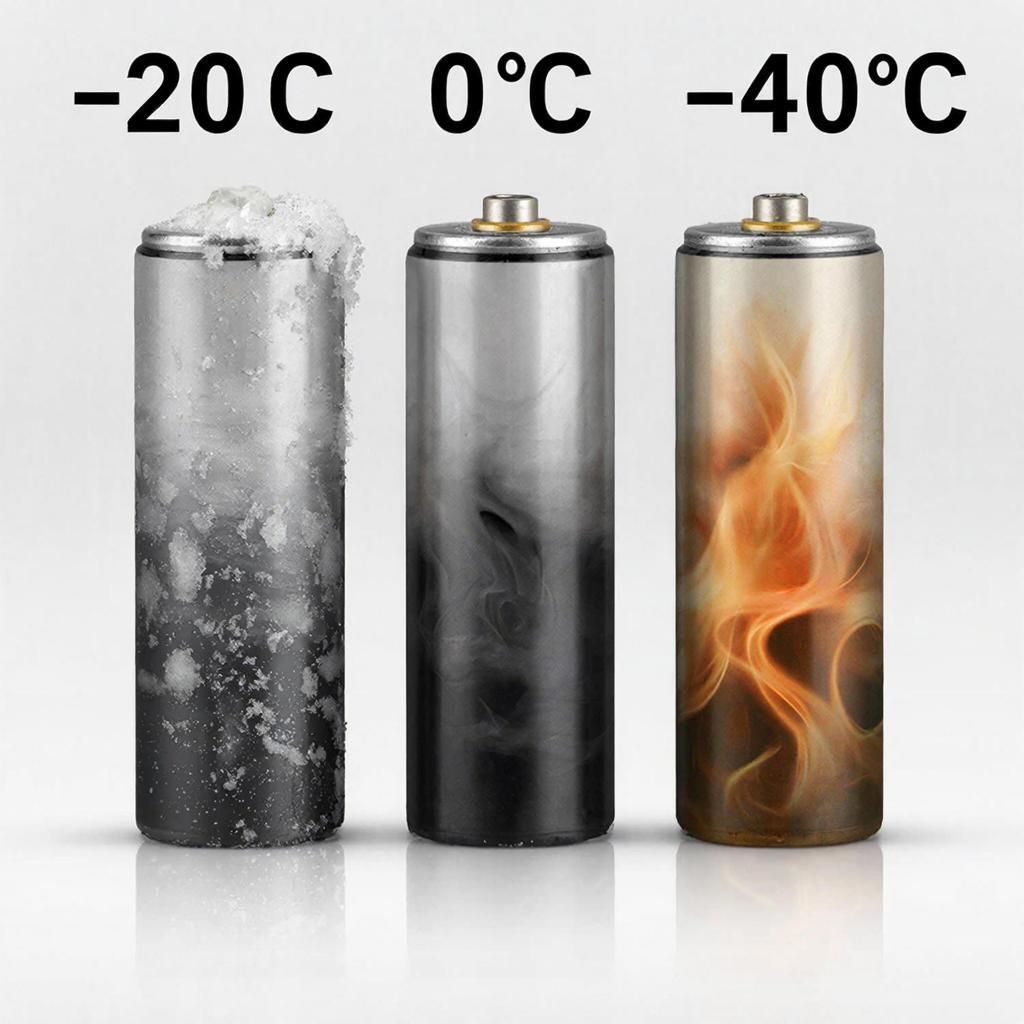 Тест: как теряется емкость аккумуляторов при -20, 0, +40°C