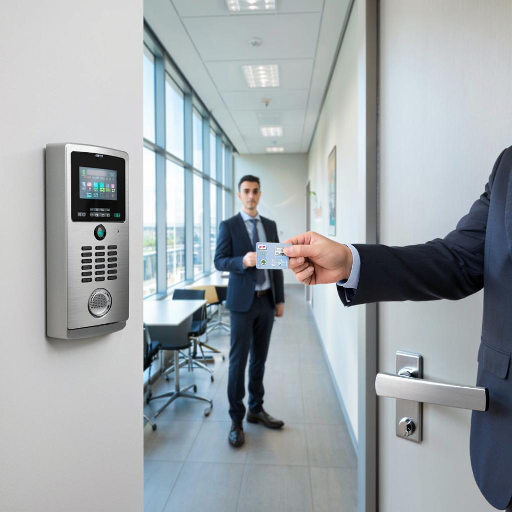 Как подключить домофон в офисе и настроить доступ для сотрудников