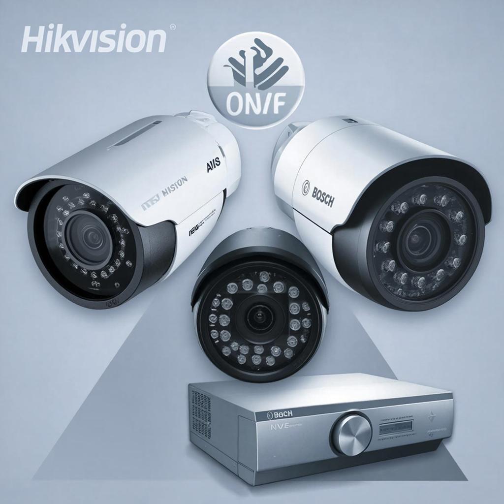 ONVIF и протоколы: как интегрировать камеры разных брендов