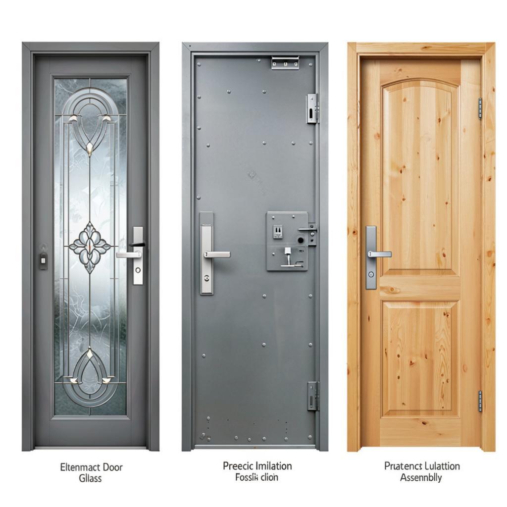 Монтаж электромагнитного замка на разные типы дверей: стекло, металл, дерево