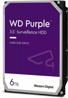 картинка 3.5" HDD 6 Тбайт Western Digital WD63PURZ от магазина Охранных систем и видеонаблюдения
