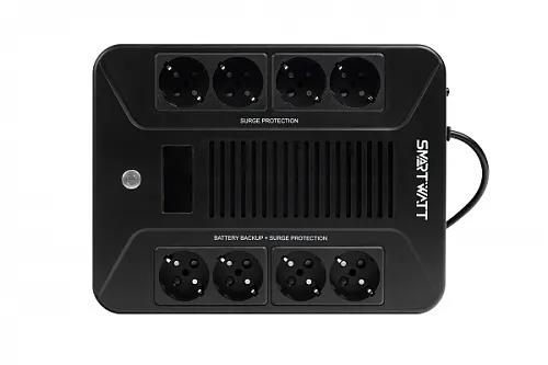 картинка Источник бесперебойного питания (ИБП) SMARTWATT UPS SAFE PRO LCD 1000 от магазина Охранных систем и видеонаблюдения