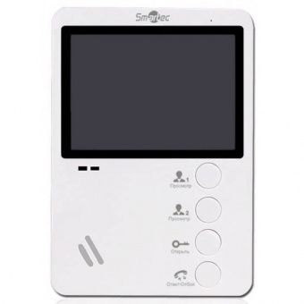 картинка Абонентский монитор Smartec ST-MS104-WT от магазина Охранных систем и видеонаблюдения