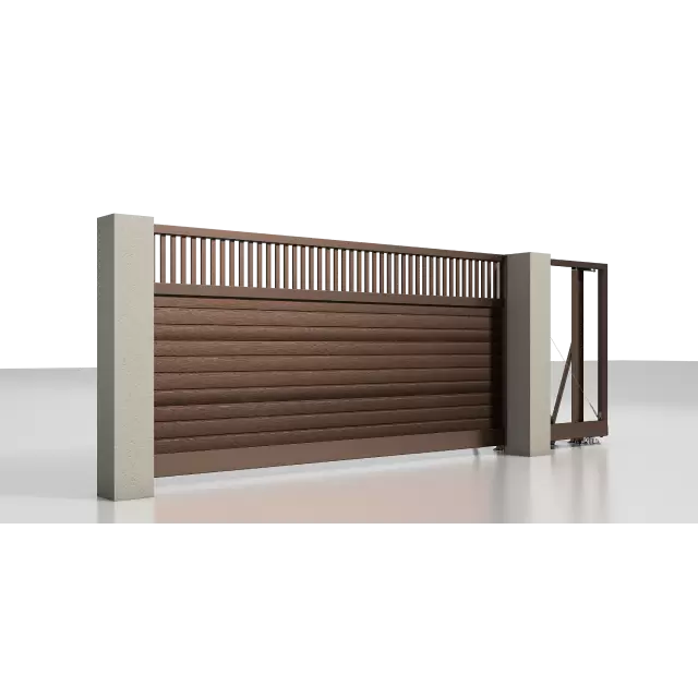 картинка Автоматические откатные ворота ALUTECH Prestige 4500×2000 мм от магазина Охранных систем и видеонаблюдения