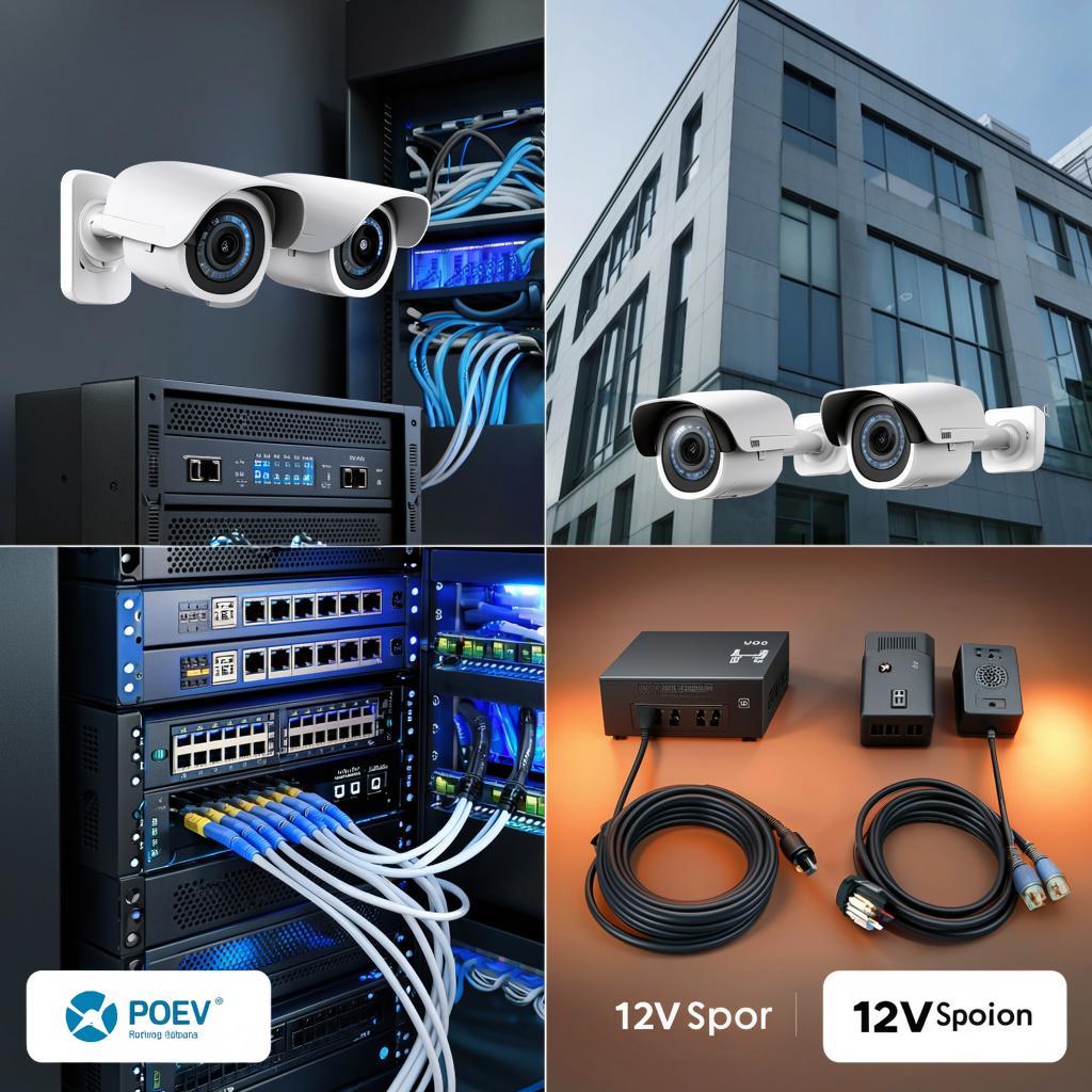 PoE или 12В: что выбрать для уличных и внутренних камер
