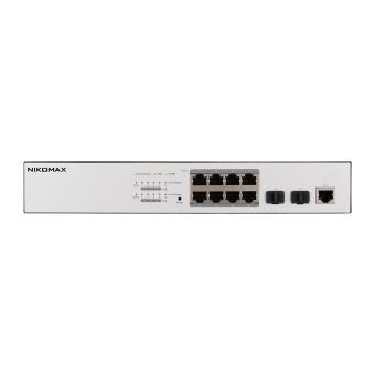 картинка Управляемый L2 PoE коммутатор NIKOMAX GL-SW-G204-10P от магазина Охранных систем и видеонаблюдения