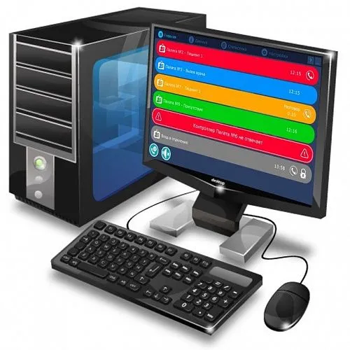картинка WorkStation - Системы вызова и связи для больниц от магазина Охранных систем и видеонаблюдения