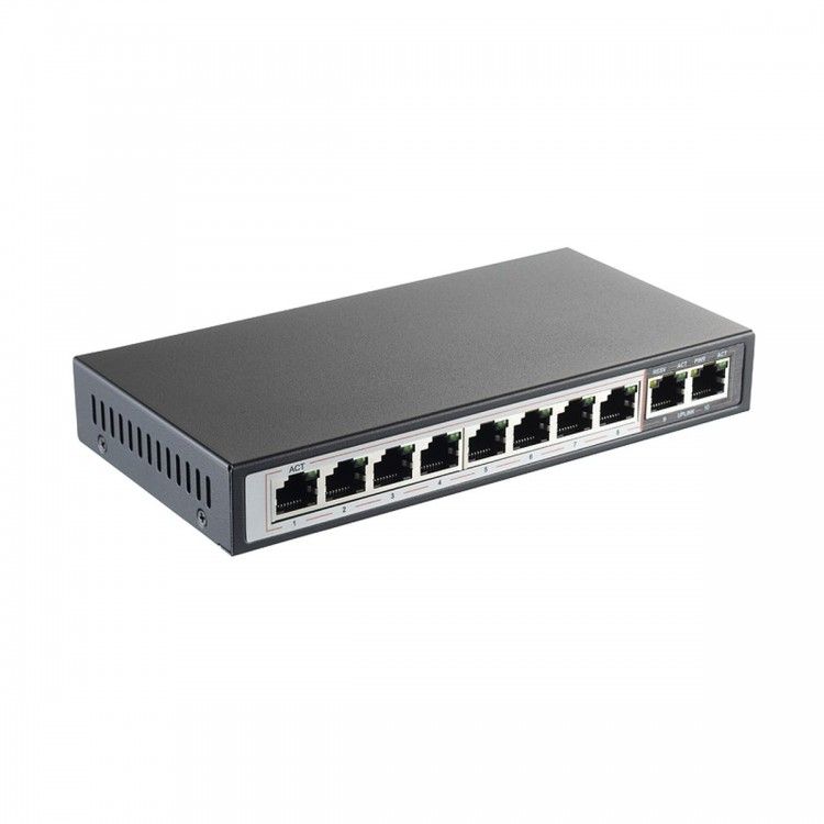 картинка RL-SW8P2 8 портовый коммутатор POE от магазина Охранных систем и видеонаблюдения