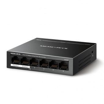 картинка PoE-коммутатор MS106LP Mercusys от магазина Охранных систем и видеонаблюдения
