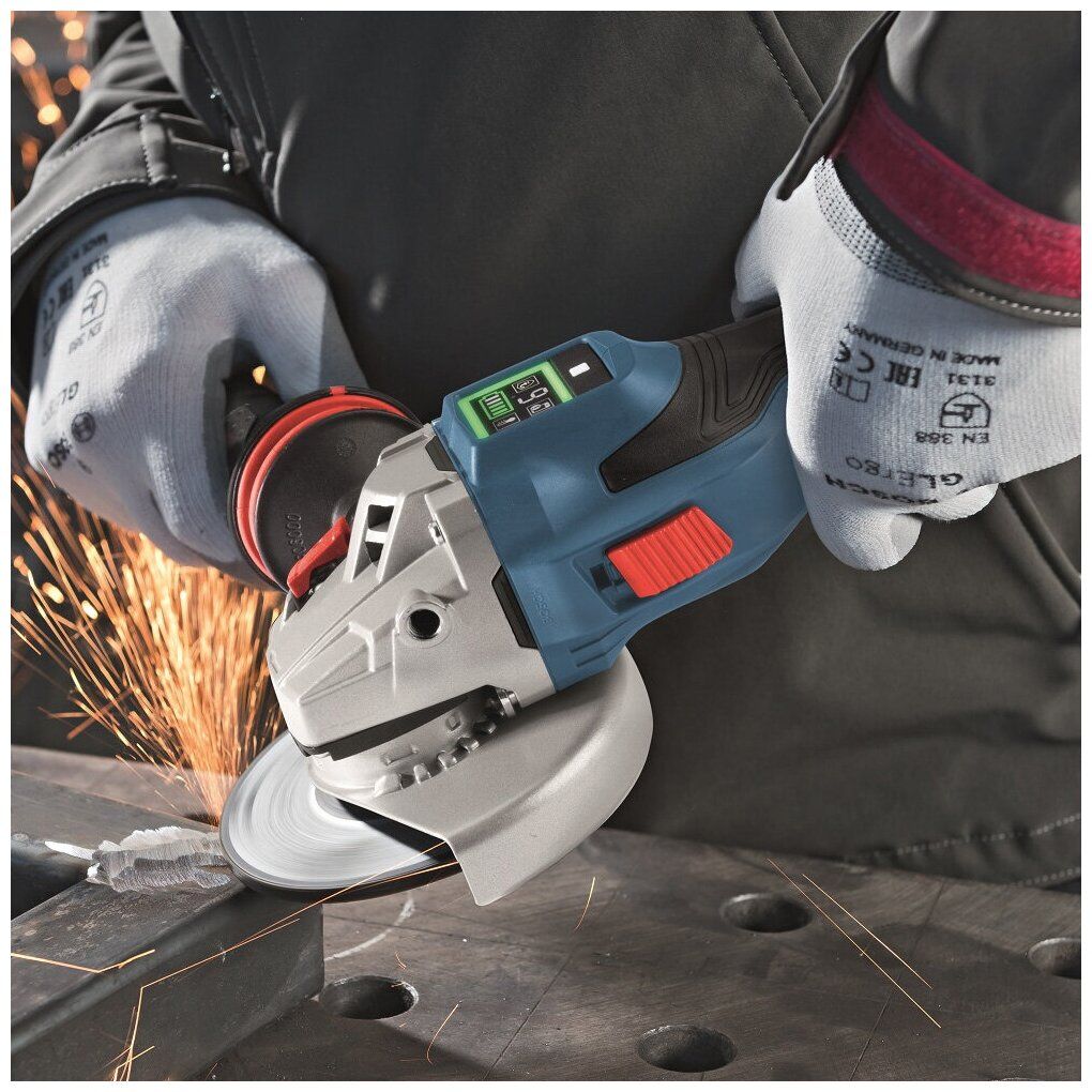 картинка Угловая шлифмашина Bosch GWS 18V-10 Professional (0.601.9J4.002) от магазина Охранных систем и видеонаблюдения