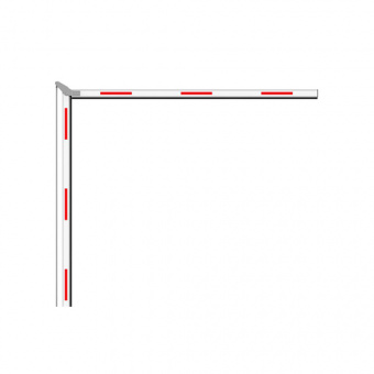 картинка Стрела шлагбаума Hikvision DS-TMG002-5 (1.5 + 1.5 m) от магазина Охранных систем и видеонаблюдения