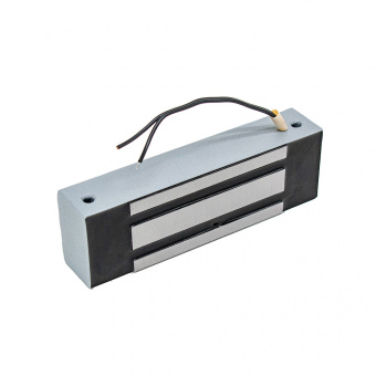 картинка Электромагнитный замок AccordTec «ML-300K с уголком, цвет Серебряный металлик» от магазина Охранных систем и видеонаблюдения