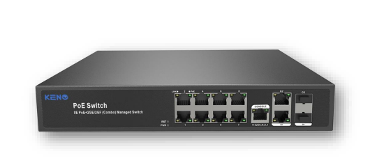 картинка Keno KN-SW802SFP/M2 Сетевой коммутатор от магазина Охранных систем и видеонаблюдения