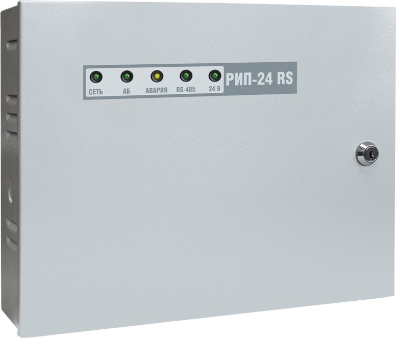 картинка Болид РИП-24 (исп.50) (РИП-24-2/7М4-Р-RS) Резервированный источник питания от магазина Охранных систем и видеонаблюдения