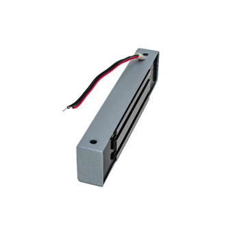 картинка Электромагнитный замок AccordTec «ML-180K с уголком, цвет Серебряный металлик» от магазина Охранных систем и видеонаблюдения