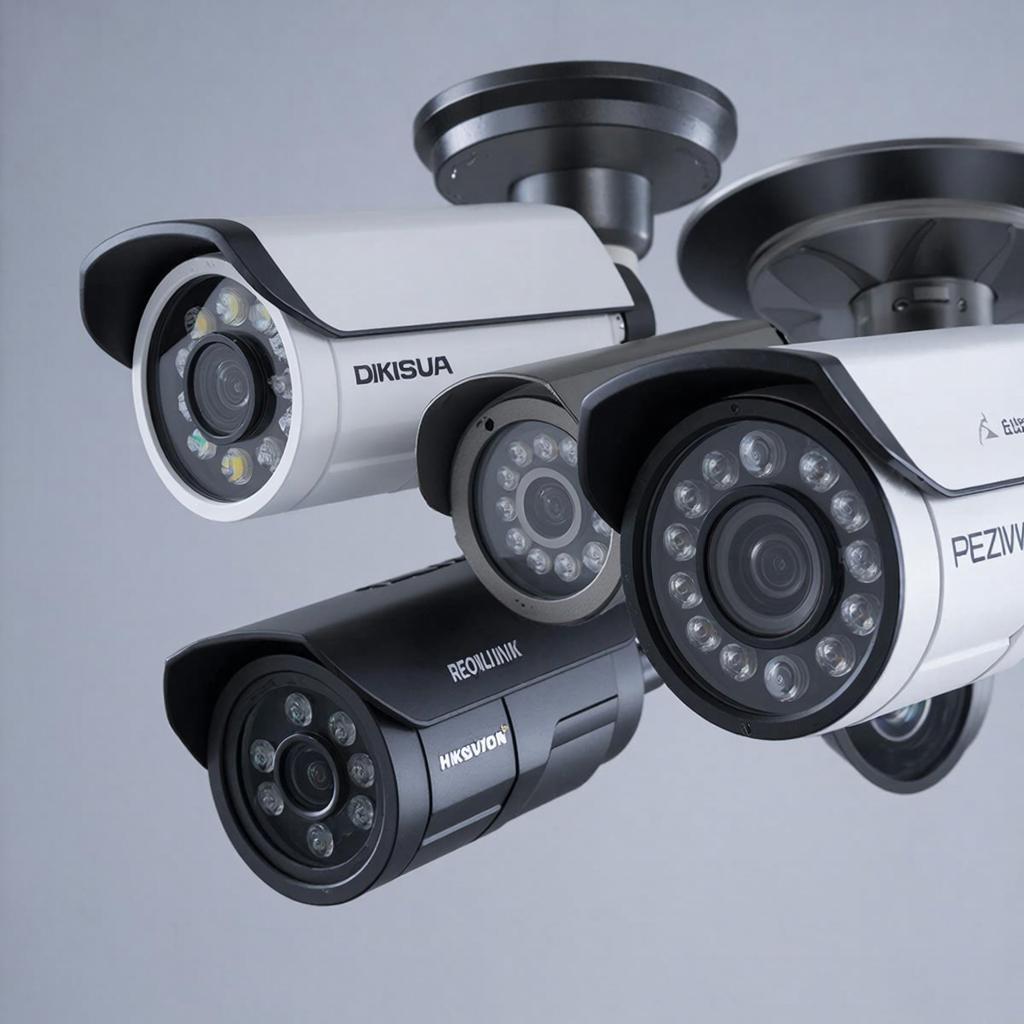 Сравнение брендов: Hikvision, Dahua, Reolink, Ezviz с SIM
