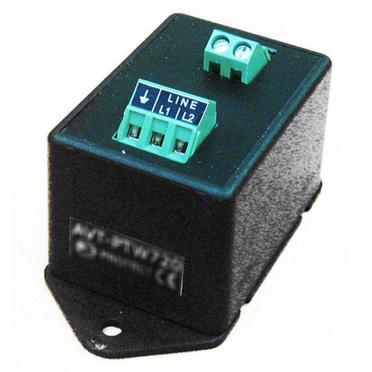 картинка AVT-PTW1910HD Устройство грозозащиты цепи передачи видеосигнала AHD/CVI/TVI по витой паре от магазина Охранных систем и видеонаблюдения