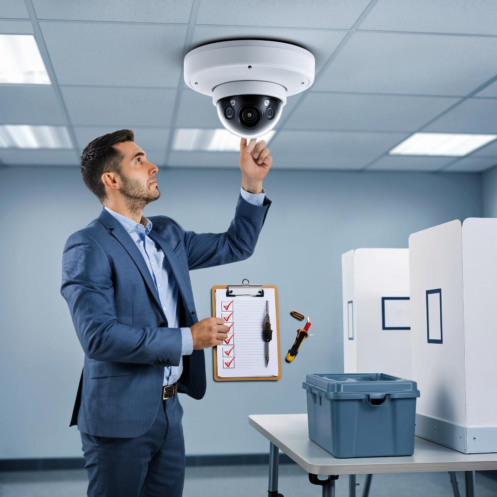 Чек-лист для инсталлятора: монтаж видеосистемы на избирательном участке