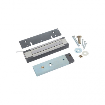 картинка Электромагнитный замок AccordTec «ML-200K-3 Premium Grey с планкой» от магазина Охранных систем и видеонаблюдения