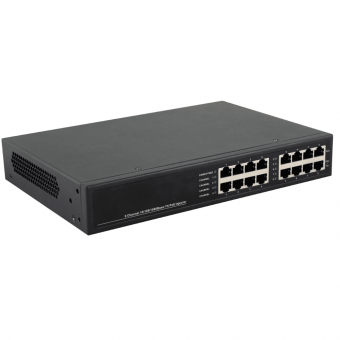 картинка 8-портовый управляемый Gigabit Ethernet PoE-инжектор Osnovo Midspan-8/150RGM от магазина Охранных систем и видеонаблюдения