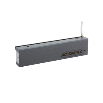 картинка Электромагнитный замок AccordTec «ML-200K-3 Premium Grey с планкой» от магазина Охранных систем и видеонаблюдения