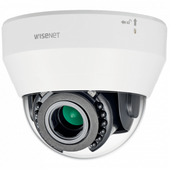 картинка IP камера Wisenet LND-6070R с WDR 120 дБ, вариообъективом, ИК-подсветкой от магазина Охранных систем и видеонаблюдения