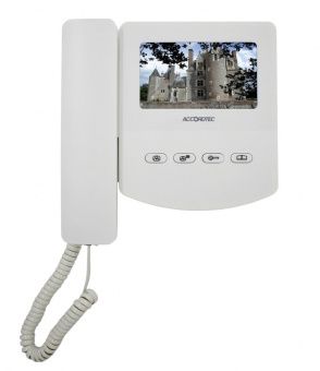 картинка Абонентский монитор AccordTec AT-VD433C EXEL WHITE от магазина Охранных систем и видеонаблюдения