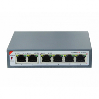 картинка PoE-коммутатор BAS-IP SH-20.4 от магазина Охранных систем и видеонаблюдения