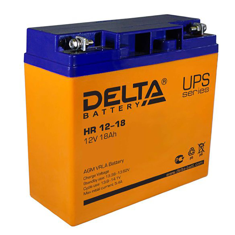 картинка DELTA battery HR12-18 от магазина Охранных систем и видеонаблюдения