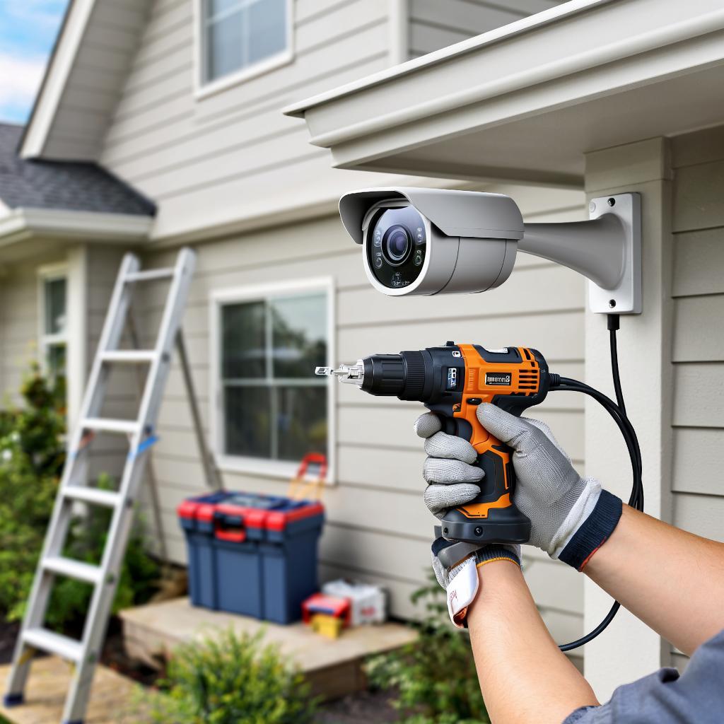 Как установить уличную камеру видеонаблюдения своими руками