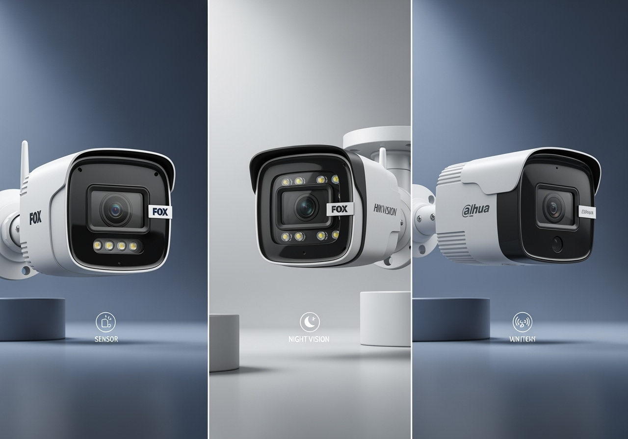 Сравнение: FOX vs Hikvision vs Dahua — какая камера лучше?