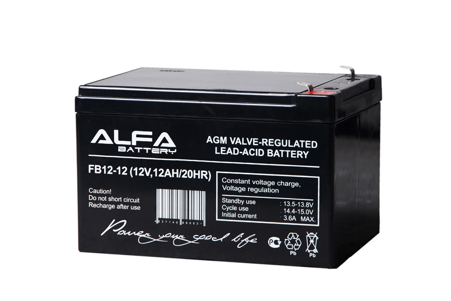 картинка АКБ ALPHA BATTERY FB 12-6 от магазина Охранных систем и видеонаблюдения