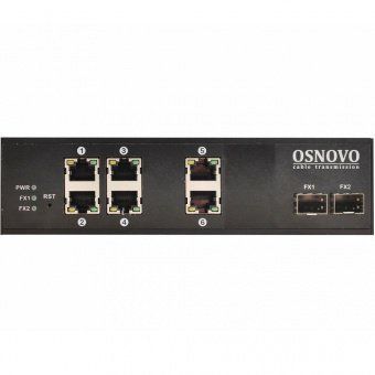 картинка PoE-коммутатор OSNOVO SW-8062/IC от магазина Охранных систем и видеонаблюдения
