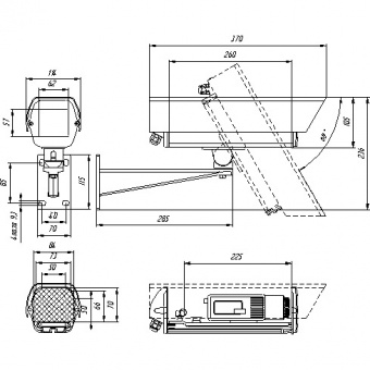 картинка Настенный термокожух Wizebox Fresh 260-24V с обогревателем от магазина Охранных систем и видеонаблюдения
