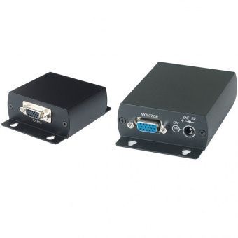картинка Комплект TTA111VGA: приемник и передатчик для передачи VGA сигнала по витой паре до 300 м от магазина Охранных систем и видеонаблюдения