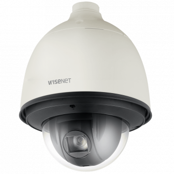 картинка Поворотная вандалостойкая IP-камера Wisenet QNP-6230H с ИК-подсветкой и оптикой 23× от магазина Охранных систем и видеонаблюдения