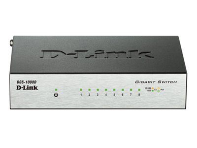 картинка D-Link DGS-1008D/I2A коммутатор от магазина Охранных систем и видеонаблюдения