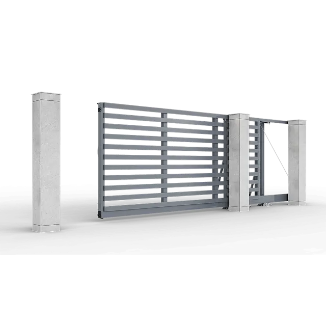 картинка Автоматические откатные ворота Prestige 4 на 2 метра с приводом RTO-500 цвета RAL 7024 от магазина Охранных систем и видеонаблюдения