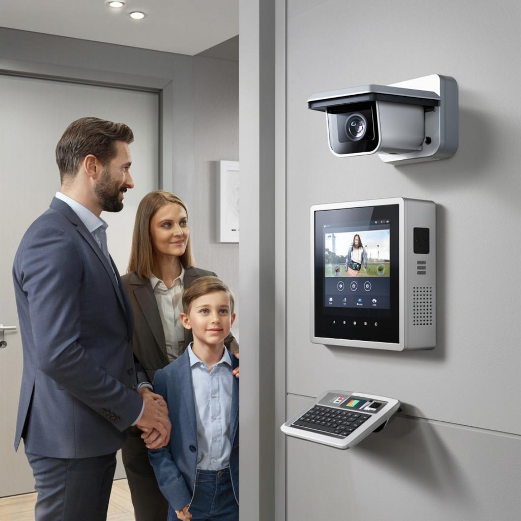 Как выбрать панель домофона для многоквартирного дома: требования и нормы