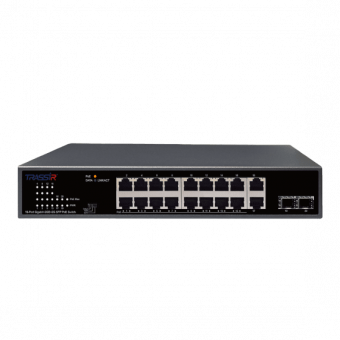 картинка РоЕ-коммутатор TRASSIR TR-NS14202S-185-16PoE от магазина Охранных систем и видеонаблюдения